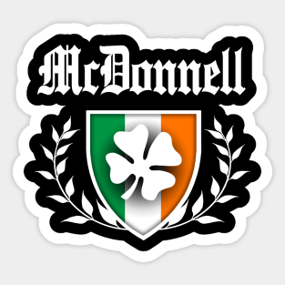 McDonnell Shamrock Crest Sticker